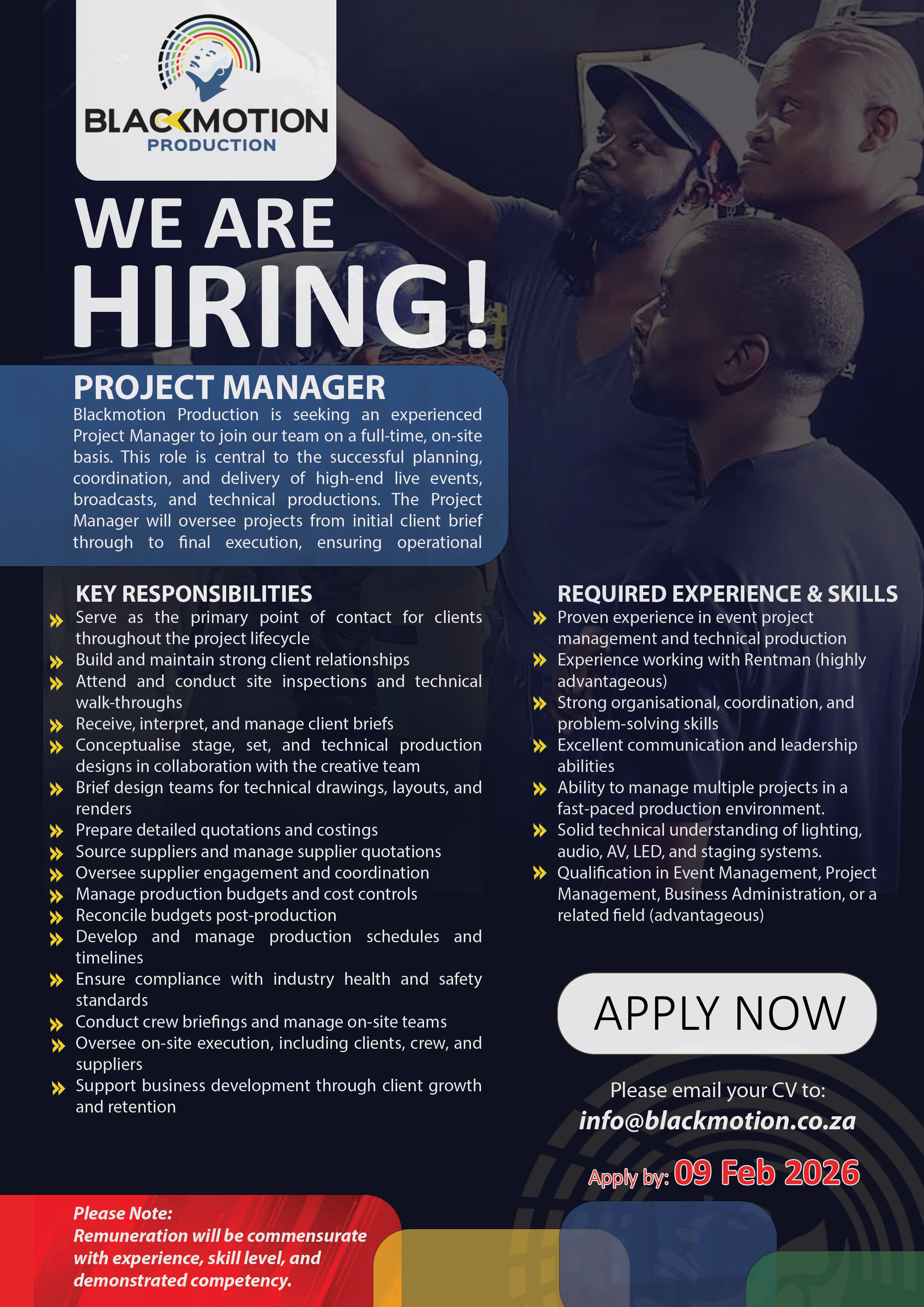 Project Manager Job Poster - Fullscreen